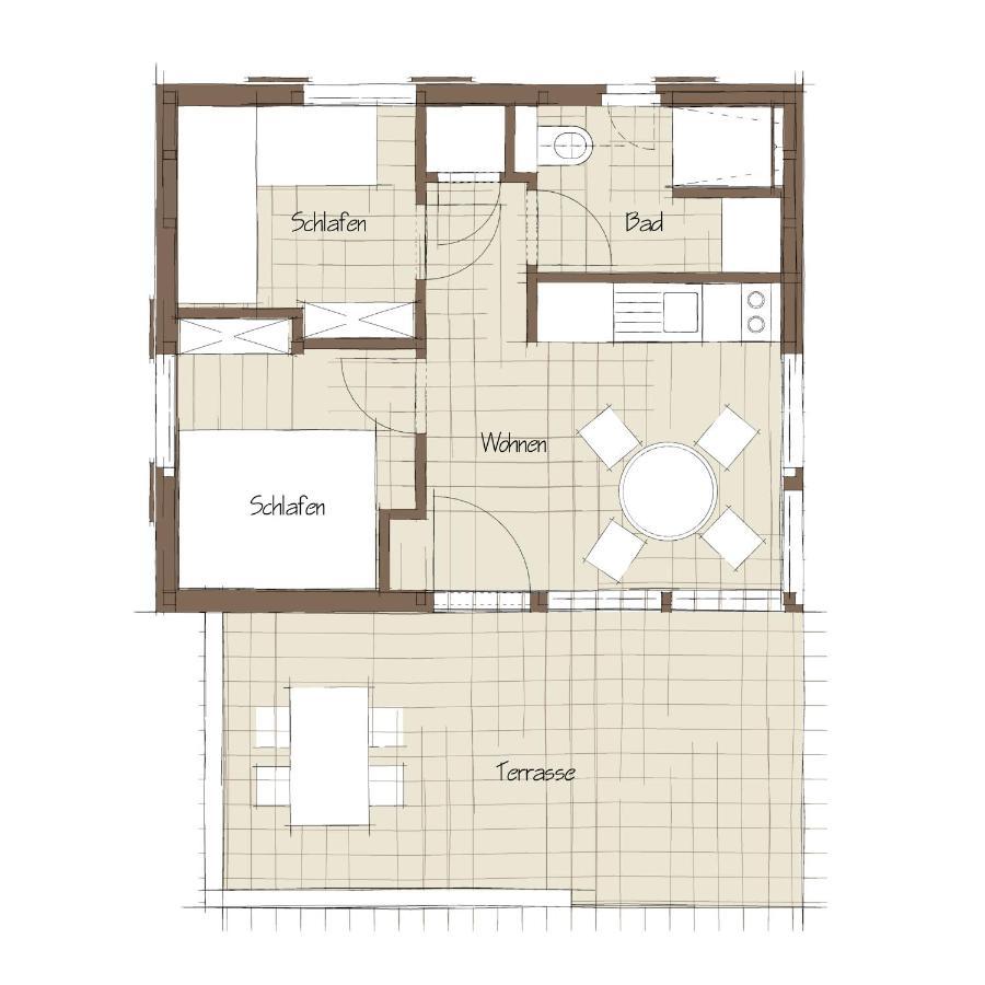 Bungalows Am Waldessaum Bei Hohenzieritz Екстериор снимка